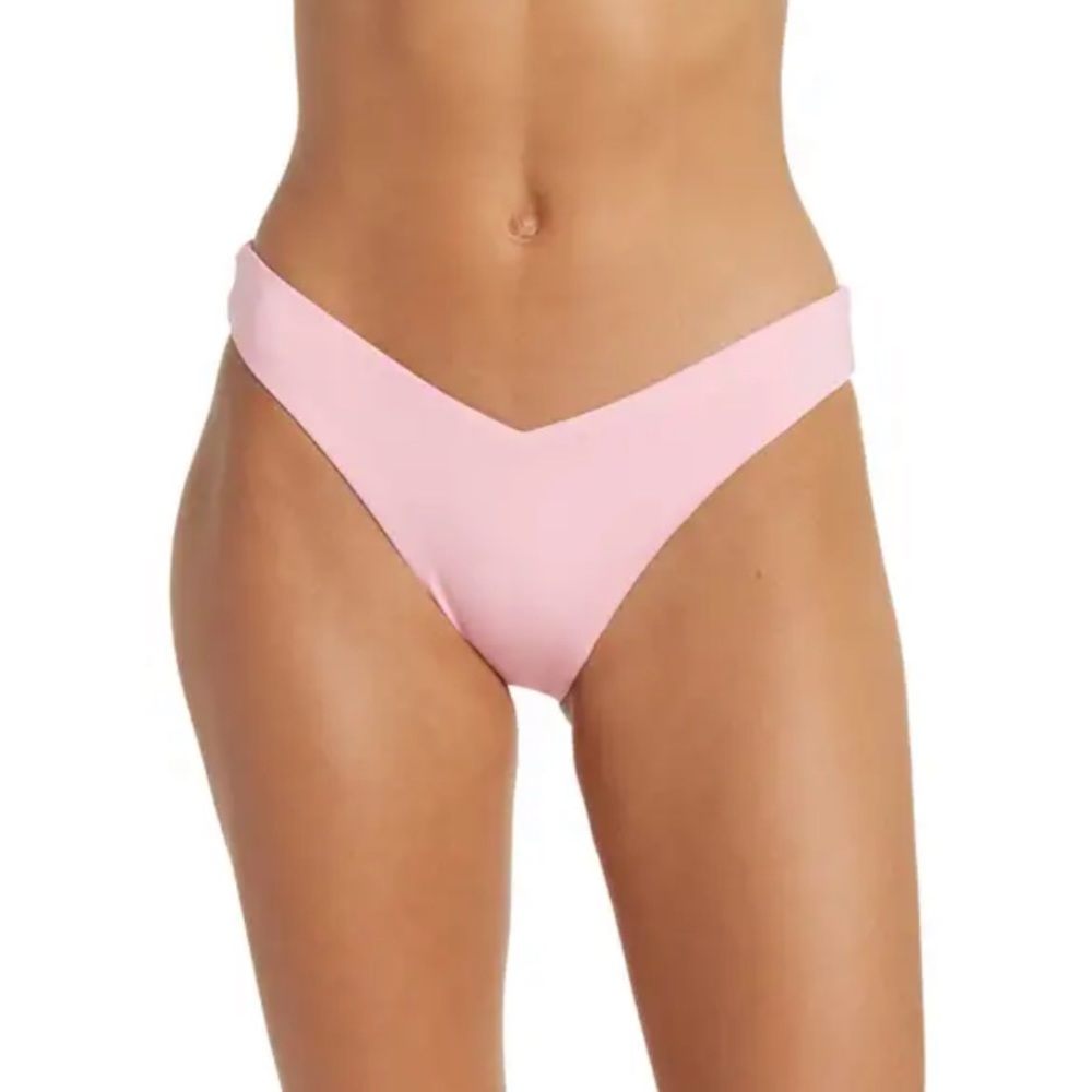 Weworewhat Pink Chain Bikini Bottoms in M